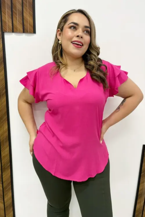 Blusa para gorditas: Lirio
